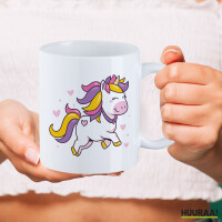 Kaffeetasse Einhorn Comic 330ml