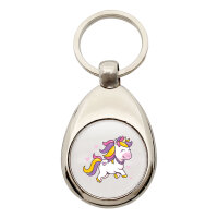 Schlüsselanhänger Einhorn Comic