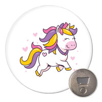 Magnet Einhorn Comic 59mm Kühlschrankmagnet...