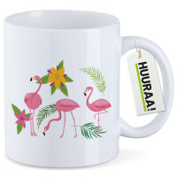 Kaffeetasse Flamingos Comic 330ml