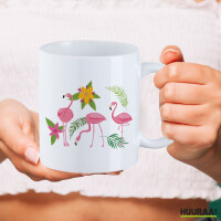 Kaffeetasse Flamingos Comic 330ml