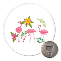 Magnet Flamingos Comic 59mm Kühlschrankmagnet