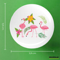 Button Flamingos Comic