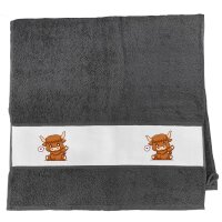 Handtuch Schottisches Hochlandrind Zottelrind 50x100cm