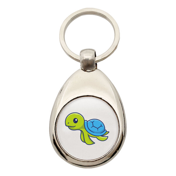 Schlüsselanhänger Schildkröte Comic