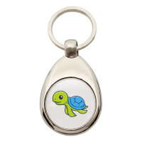 Schlüsselanhänger Schildkröte Comic