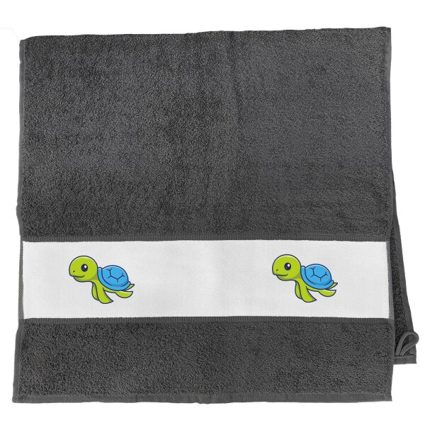 Handtuch Schildkröte Comic 50x100cm