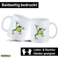 Kaffeetasse Frosch Comic 330ml