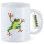 Kaffeetasse Frosch Comic 330ml