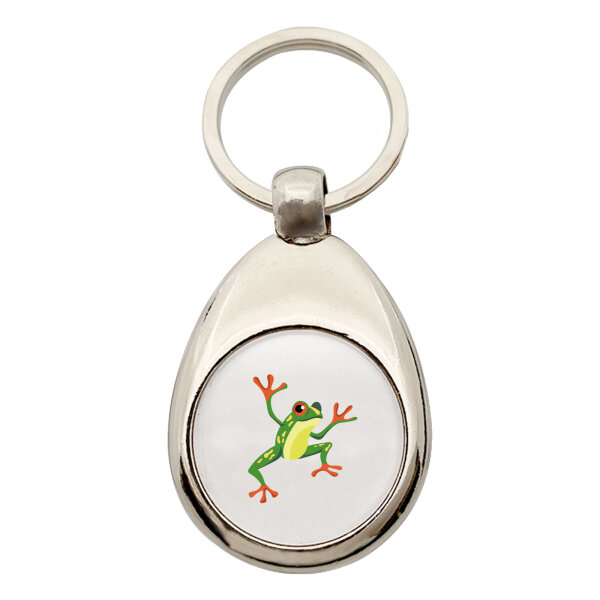 Schlüsselanhänger Frosch Comic