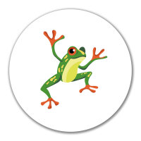 Aufkleber Frosch Comic 10cm