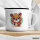 Emaille Tasse Quokka Comic 300ml Vintage