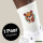 Unisex Socken Quokka Comic Baumwolle
