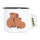 Emaille Tasse Capybara Paar Comic 300ml Vintage
