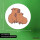 Aufkleber Capybara Paar Comic 10cm