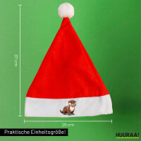 Weihnachtsmütze Otter Comic