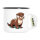 Emaille Tasse Otter Comic 300ml Vintage Emaille Becher
