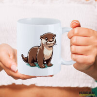 Kaffeetasse Otter Comic 330ml