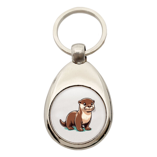 Schlüsselanhänger Otter Comic