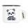Emaille Tasse Panda Comic 300ml Vintage Emaille Becher