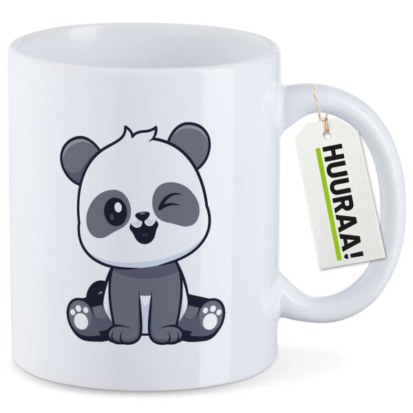 Kaffeetasse Panda Comic 330ml