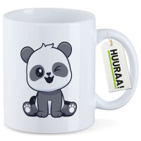 Kaffeetasse Panda Comic 330ml