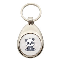 Schlüsselanhänger Panda Comic