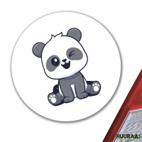 Aufkleber Panda Comic 10cm