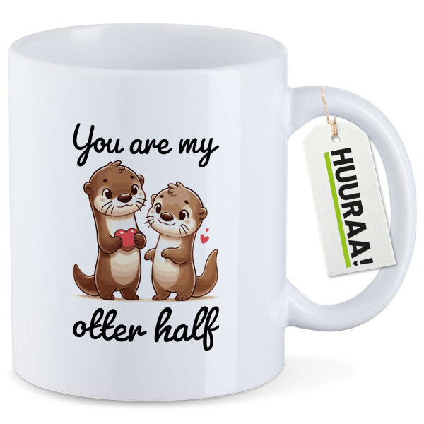Kaffeetasse You are my otter half Paar 330ml