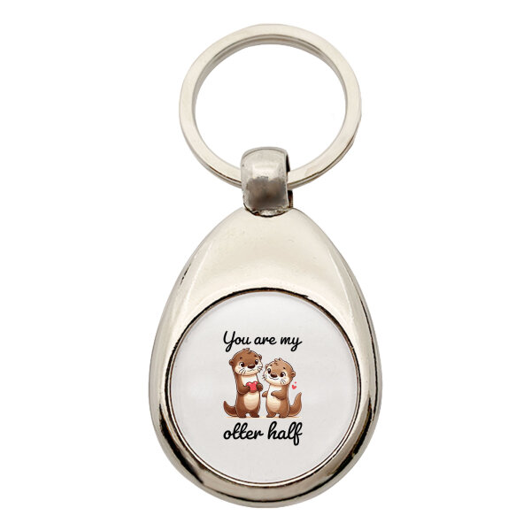 Schlüsselanhänger You are my otter half Paar