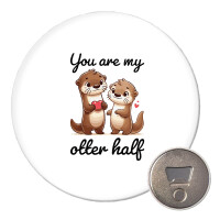 Magnet You are my otter half Paar 59mm...