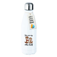 Trinkflasche You are my otter half Paar 500ml Edelstahl...