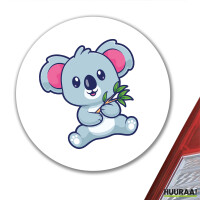 Aufkleber Koala Comic 10cm