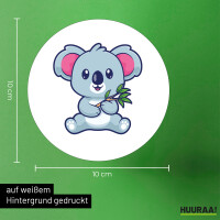 Aufkleber Koala Comic 10cm