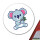 Aufkleber Koala Comic 10cm