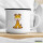 Emaille Tasse Giraffe Comic 300ml Vintage Emaille Becher