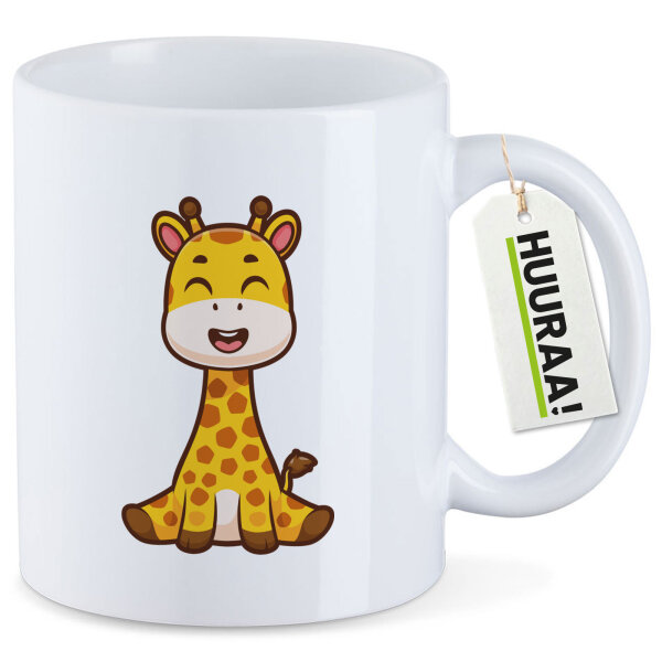 Kaffeetasse Giraffe Comic 330ml