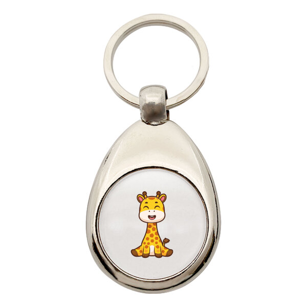 Schlüsselanhänger Giraffe Comic