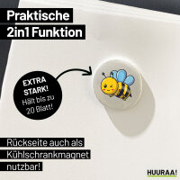 Magnet Biene Comic 59mm Kühlschrankmagnet Flaschenöffner