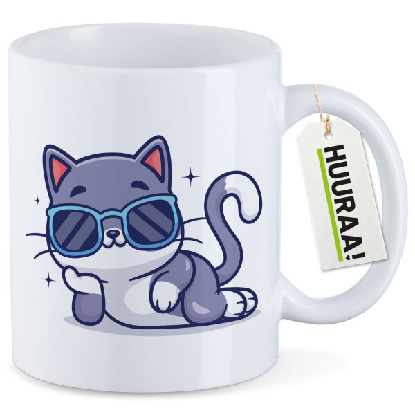 Kaffeetasse Cool Cat Comic 330ml