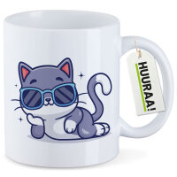 Kaffeetasse Cool Cat Comic 330ml