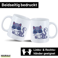 Kaffeetasse Cool Cat Comic 330ml