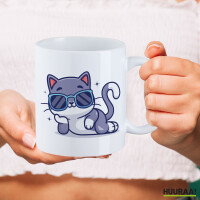 Kaffeetasse Cool Cat Comic 330ml