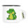 Emaille Tasse Krokodil Comic 300ml Vintage