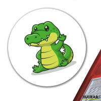 Aufkleber Krokodil Comic 10cm