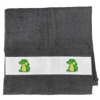 Handtuch Krokodil Comic 50x100cm