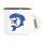 Emaille Tasse Hai Comic 300ml Vintage Emaille Becher