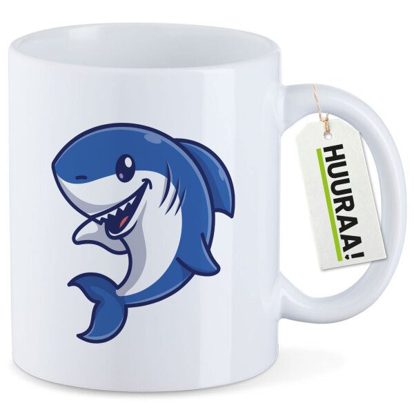 Kaffeetasse Hai Comic 330ml