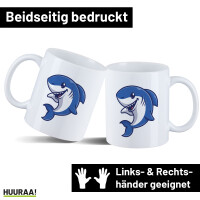 Kaffeetasse Hai Comic 330ml