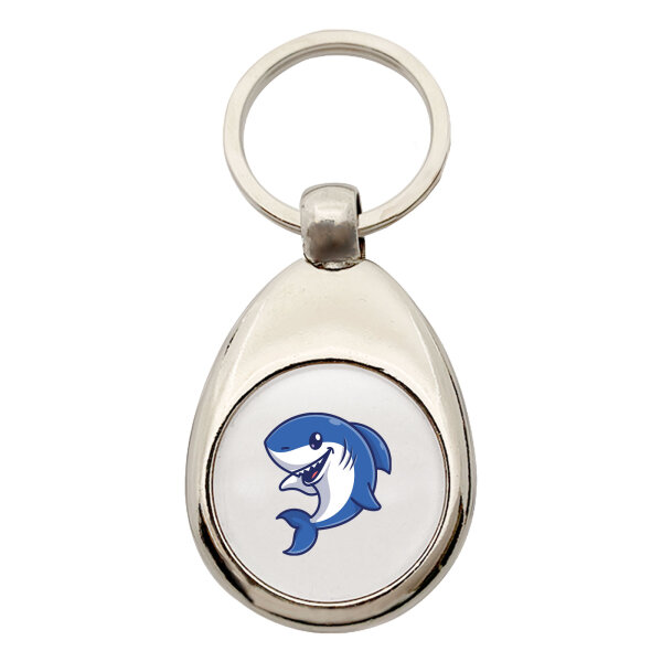 Schlüsselanhänger Hai Comic